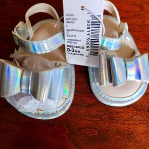 Children's Place Baby Girl Sandals Size 0-3 Months